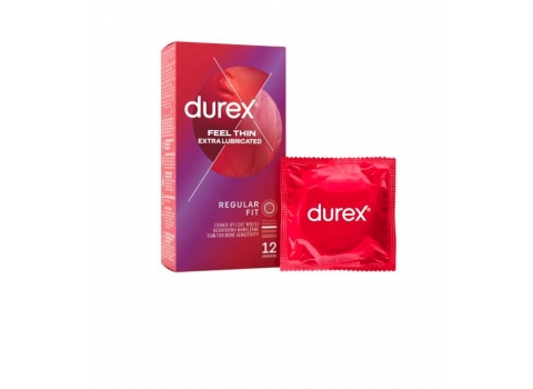 Durex Feel Thin Extra Lubricated 12 ks